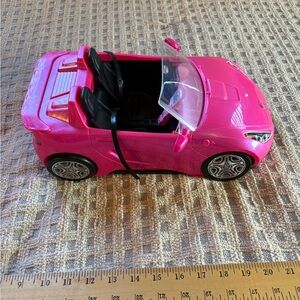 Barbie Pink Convertible 2 seater Car Toy